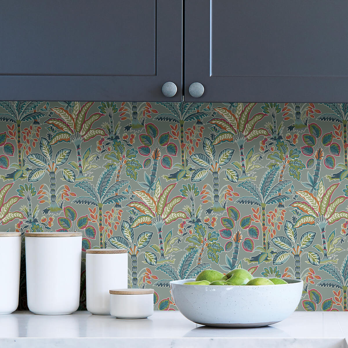 Grey Kapok Peel & Stick Wallpaper - York Wallcoverings - NUS4003 - York Wallcoverings Wallpaper