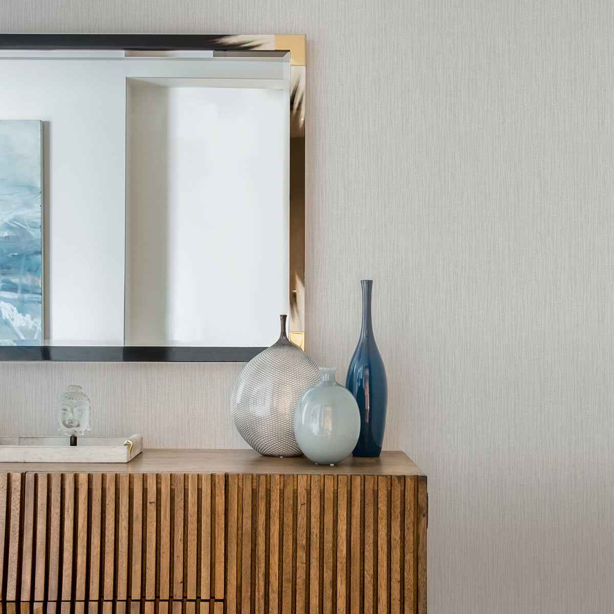 Abel Light Grey Textured Wallpaper - York Wallcoverings - 4025-82526 - York Wallcoverings Wallpaper