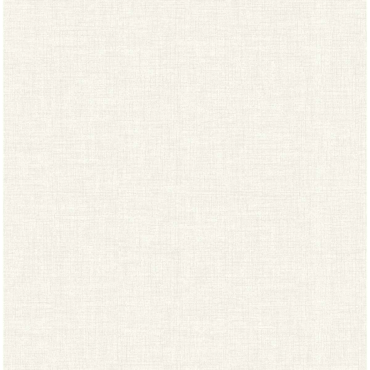Wallis Off White Faux Linen Wallpaper - York Wallcoverings - 4025-82544 - York Wallcoverings Wallpaper