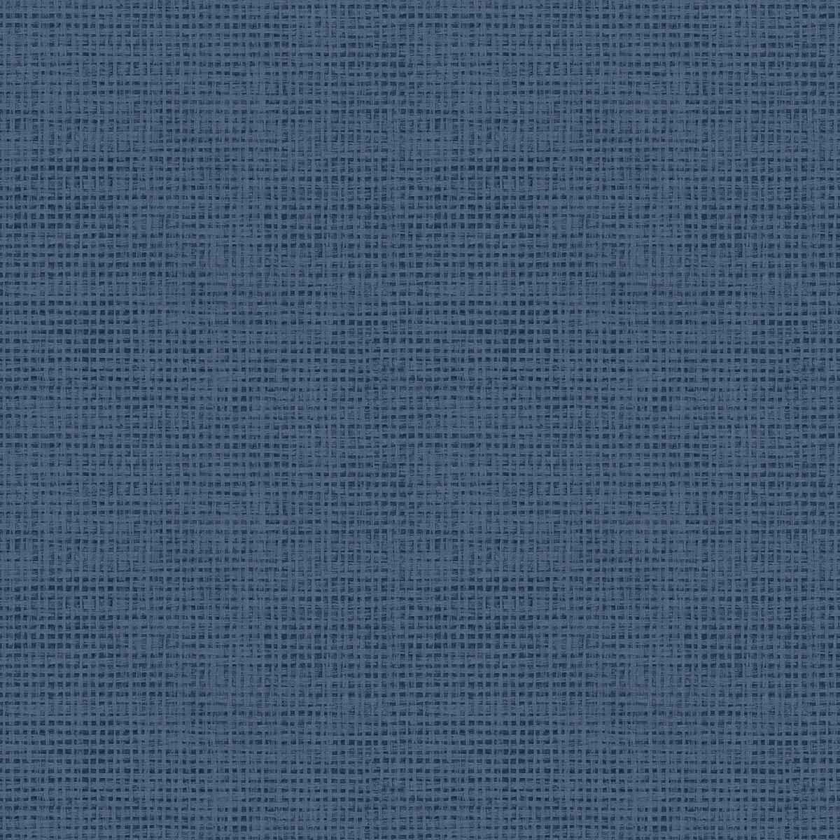 Nimmie Navy Woven Grasscloth Wallpaper - York Wallcoverings - 3122-10002