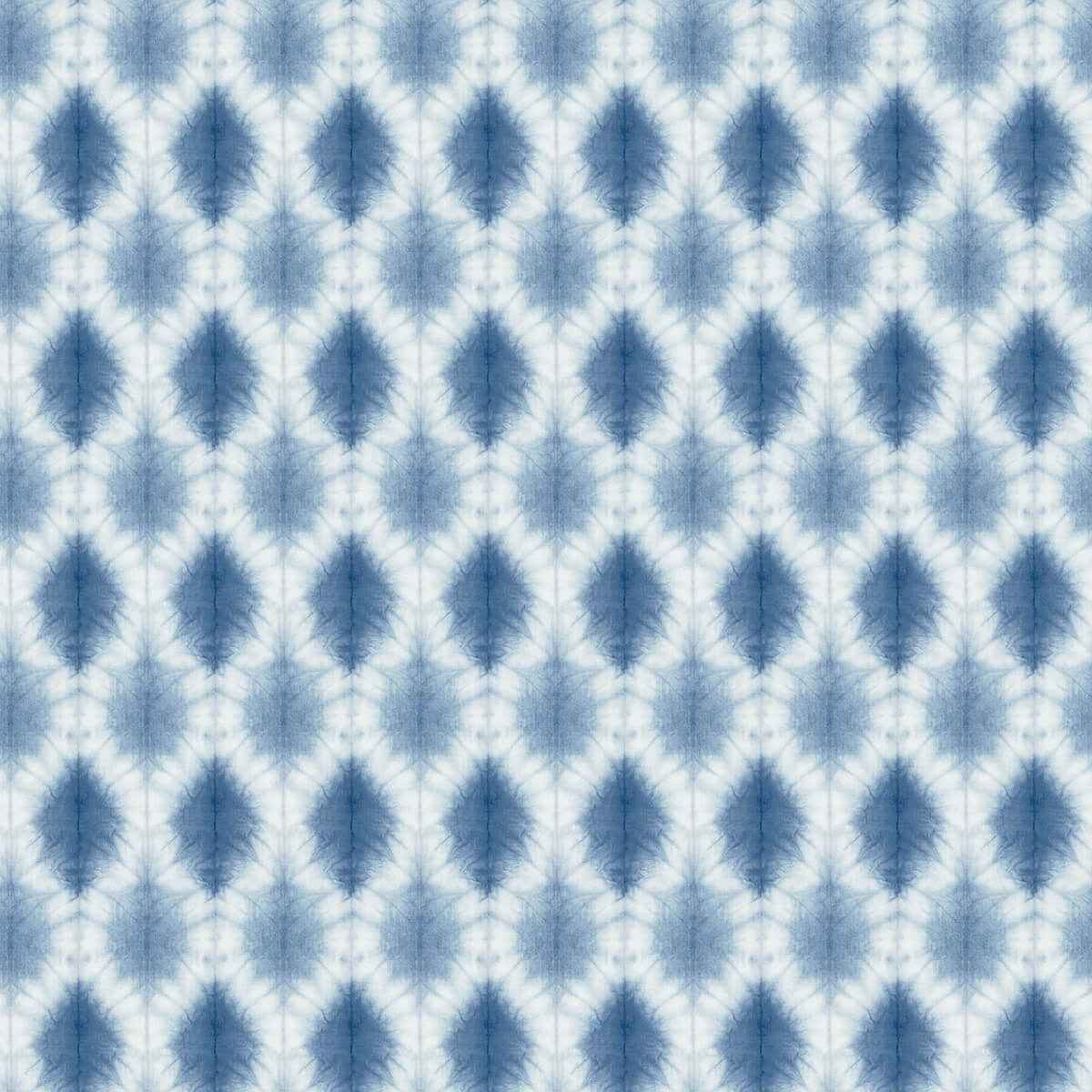 Mombi Navy Diamond Shibori Wallpaper - York Wallcoverings - 3122-10302