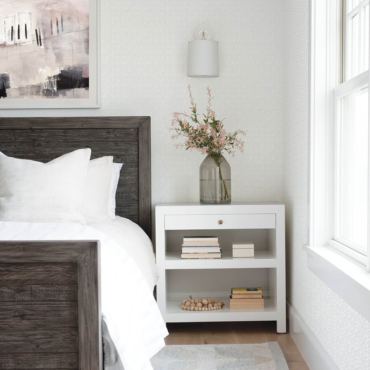 jellia-grey-petal-geometric-wallpaper-york-wallcoverings-3122-10610 - York Wallcoverings Papel pintado