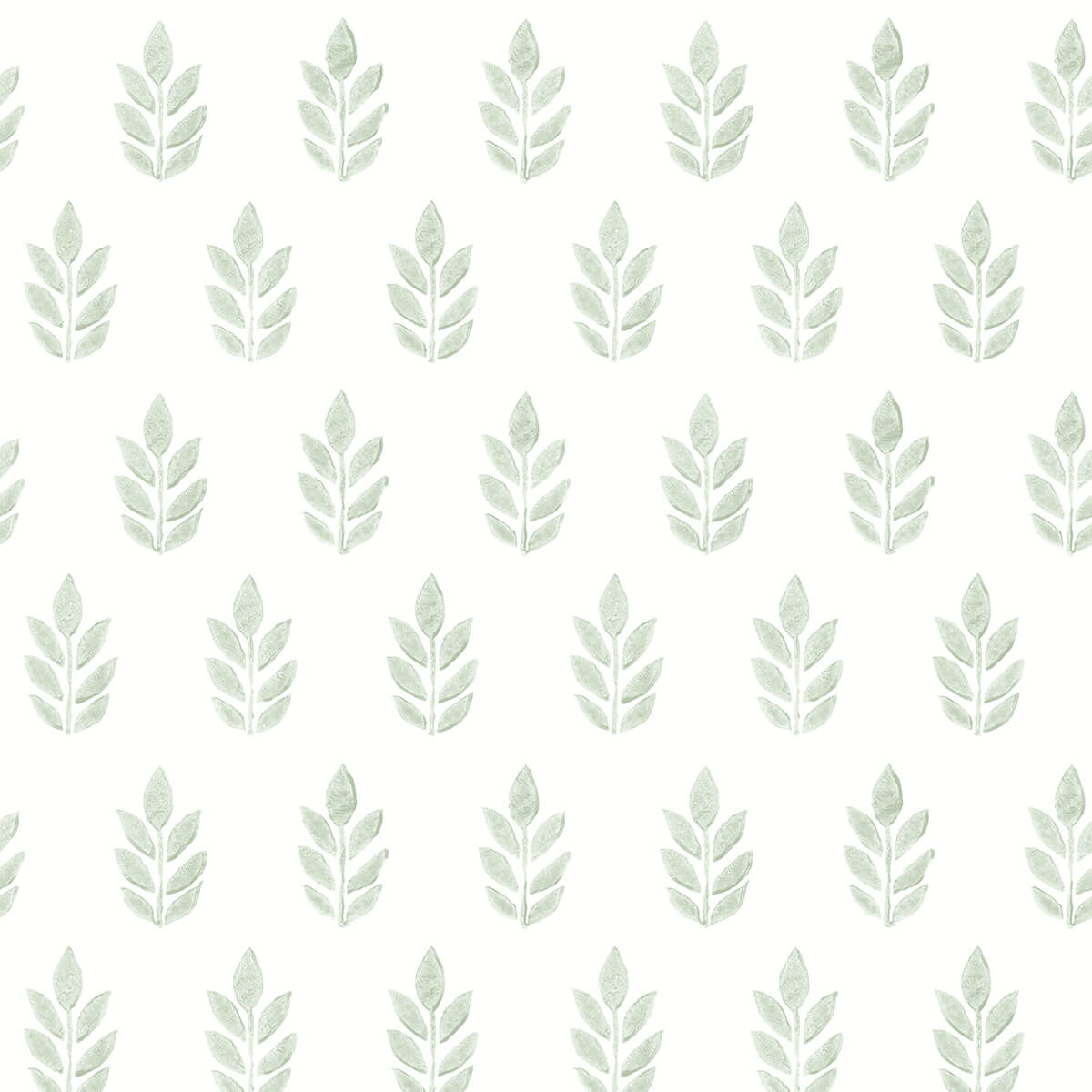 ervic-green-leaf-block-print-wallpaper-york-wallcoverings-3122-11304 - York Wallcoverings Papel pintado