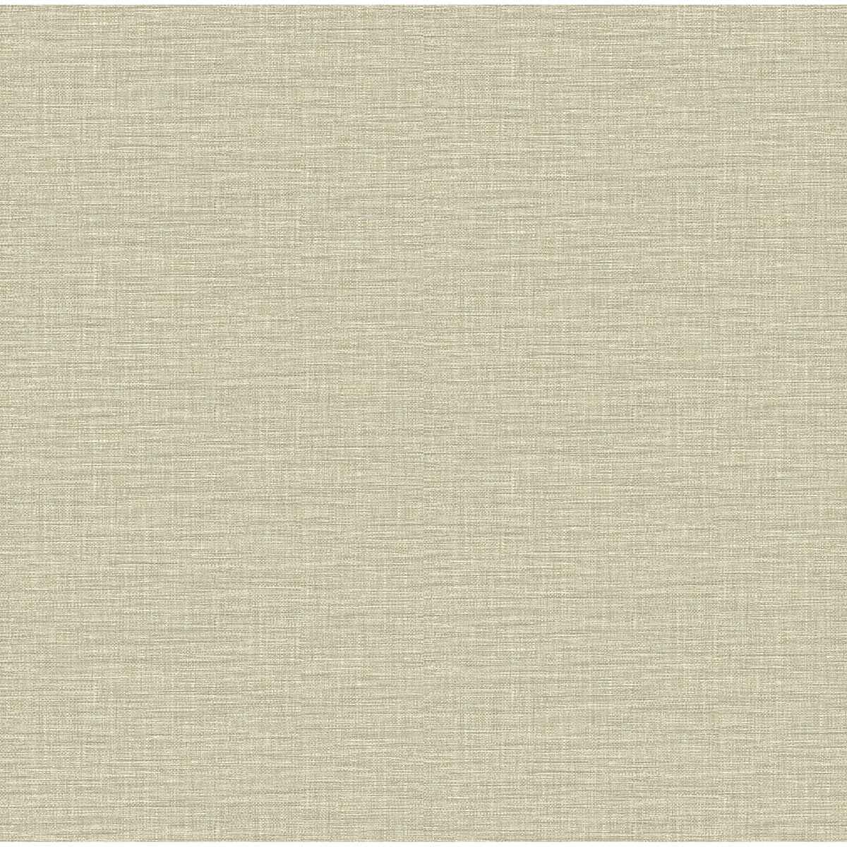 Lela Neutral Faux Linen Wallpaper - York Wallcoverings - 2971-86184
