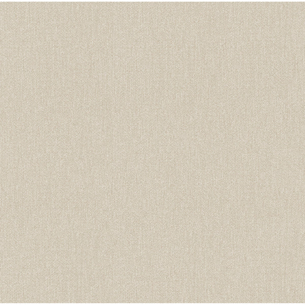 Sydney Beige Faux Linen Wallpaper - York Wallcoverings - 2971-86307