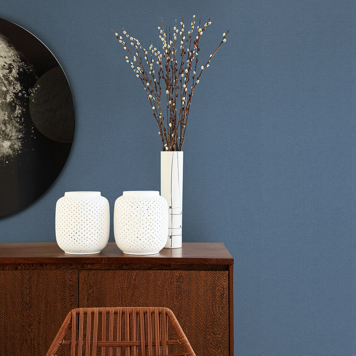 meade-denim-fine-weave-wallpaper-york-wallcoverings-2971-86318 - York Wallcoverings Wallpaper