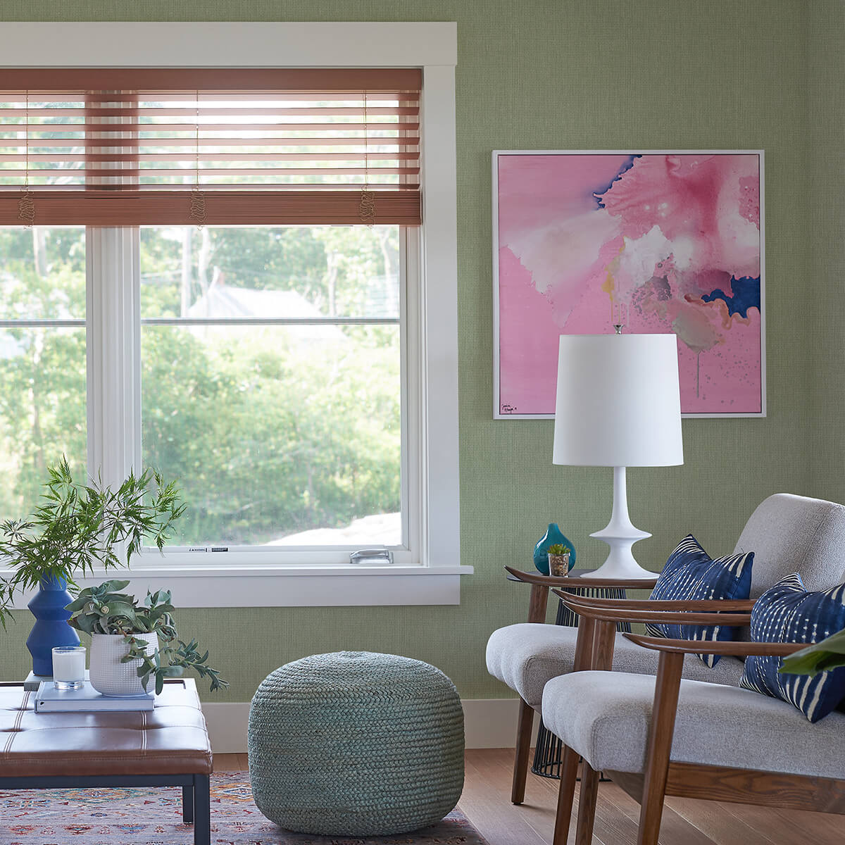 dunstan-green-basketweave-wallpaper-york-wallcoverings-2971-86325 - York Wallcoverings Papel pintado