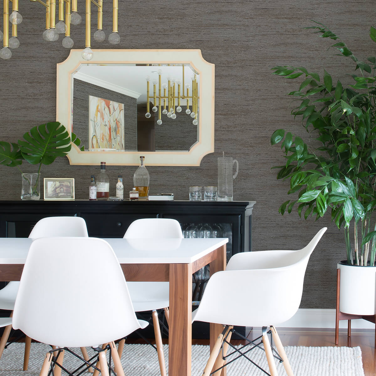 lindsay-charcoal-chenille-wallpaper-york-wallcoverings-2971-86332 - York Wallcoverings Wallpaper