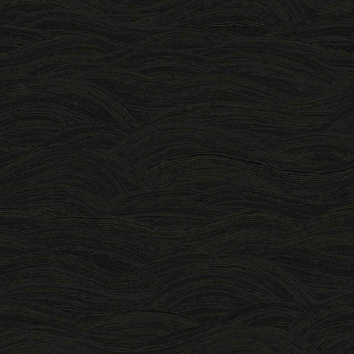 Leith Black Zen Waves Wallpaper - York Wallcoverings - 2971-86363