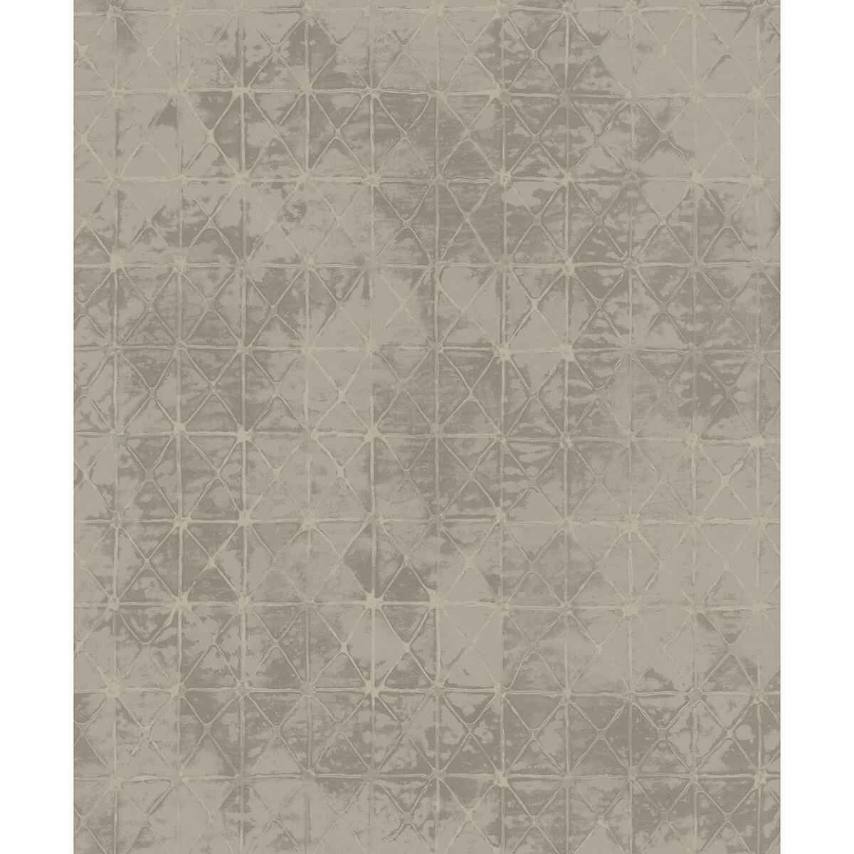 Odell Pewter Antique Tiles Wallpaper - York Wallcoverings - 2971-86375 - York Wallcoverings Wallpaper