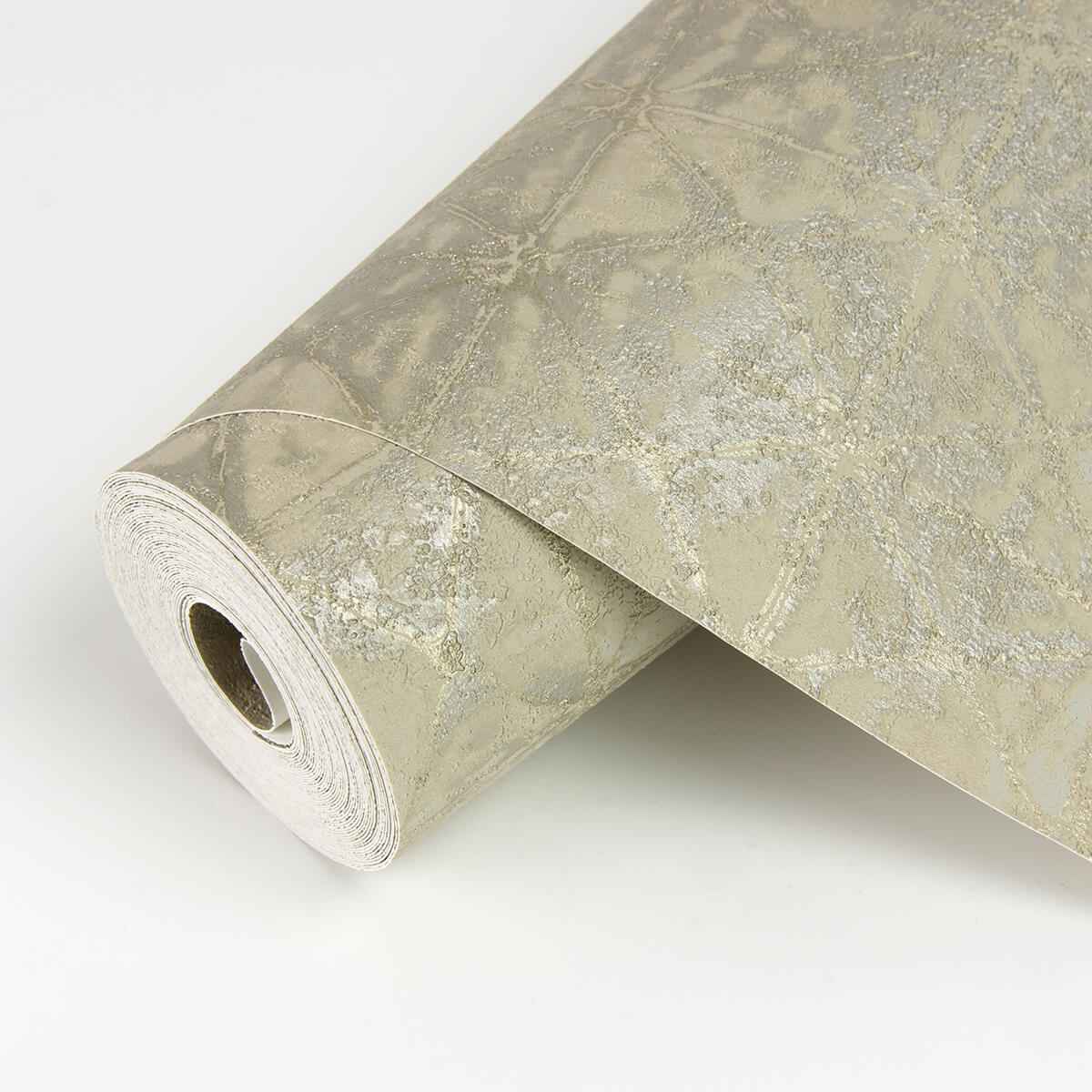 Odell Pewter Antique Tiles Wallpaper - York Wallcoverings - 2971-86375 - York Wallcoverings Wallpaper