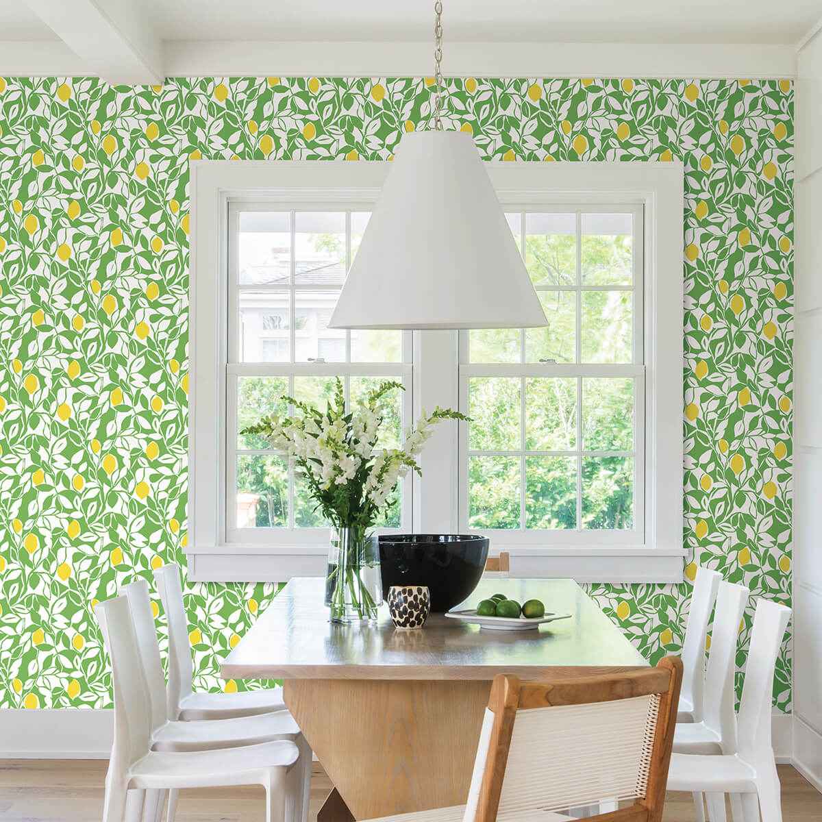 Green Meyer Peel and Stick Wallpaper - York Wallcoverings - NUS4160 - York Wallcoverings Wallpaper