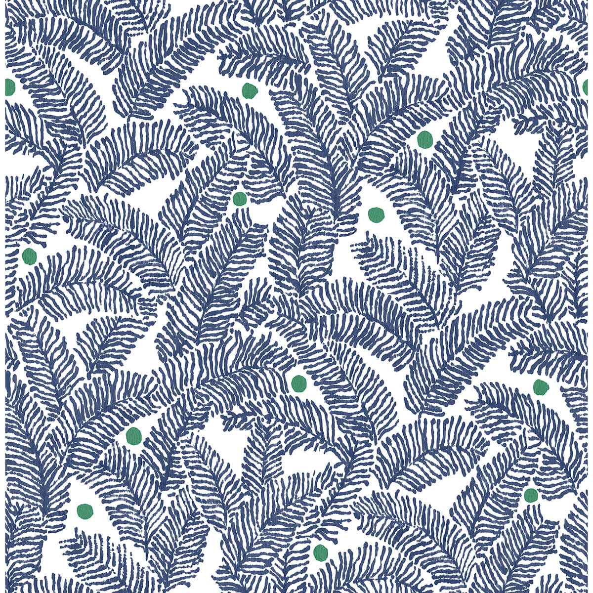 Navy Fernanda Peel and Stick Wallpaper - York Wallcoverings - NUS4158 - York Wallcoverings Wallpaper