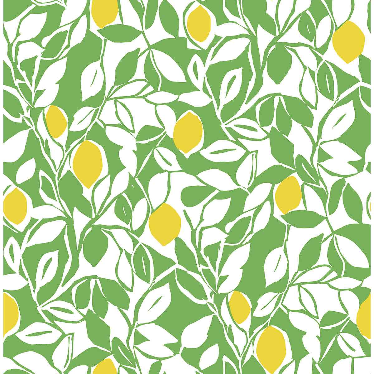 Green Meyer Peel and Stick Wallpaper - York Wallcoverings - NUS4160