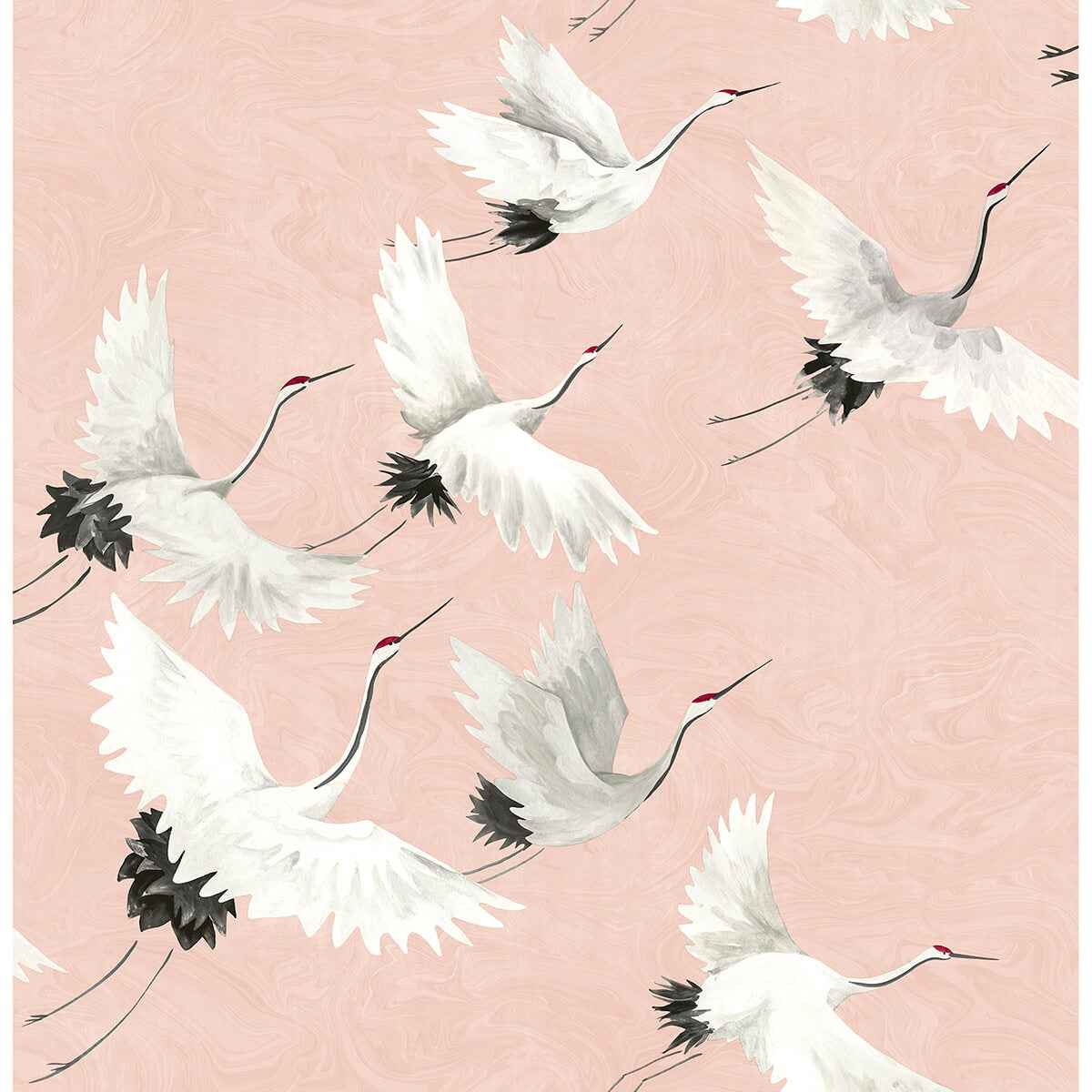 Pink Halcyon Peel and Stick Wallpaper - York Wallcoverings - NUS4299