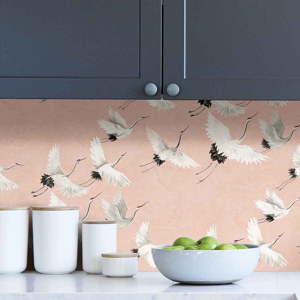 Pink Halcyon Peel and Stick Wallpaper - York Wallcoverings - NUS4299 - York Wallcoverings Wallpaper