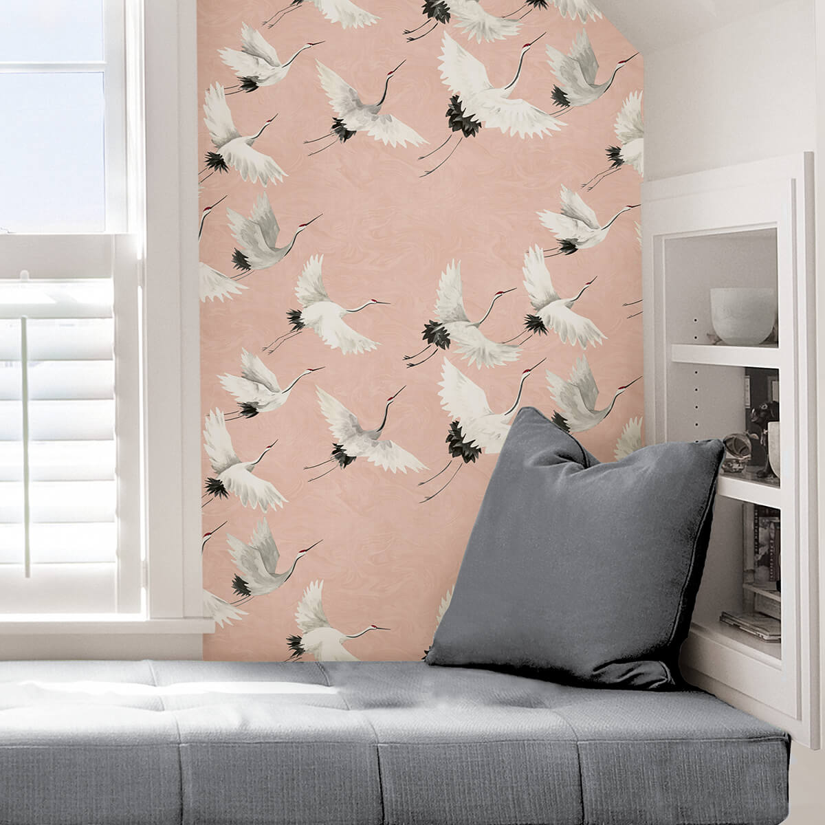 pink-halcyon-peel-and-stick-wallpaper-york-wallcoverings-nus4299 - York Wallcoverings Wallpaper