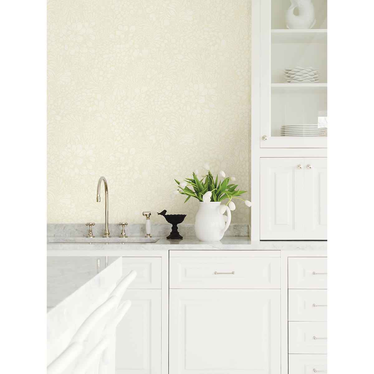 Siv Light Green Botanical Wallpaper - York Wallcoverings - 2932-65126 - York Wallcoverings Wallpaper