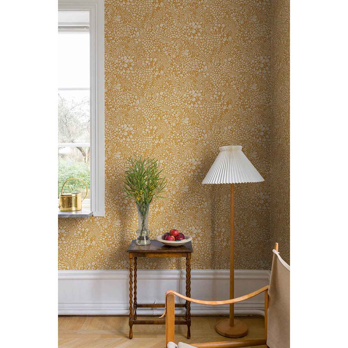 Siv Mustard Botanical Wallpaper - York Wallcoverings - 2932-65127 - York Wallcoverings Wallpaper