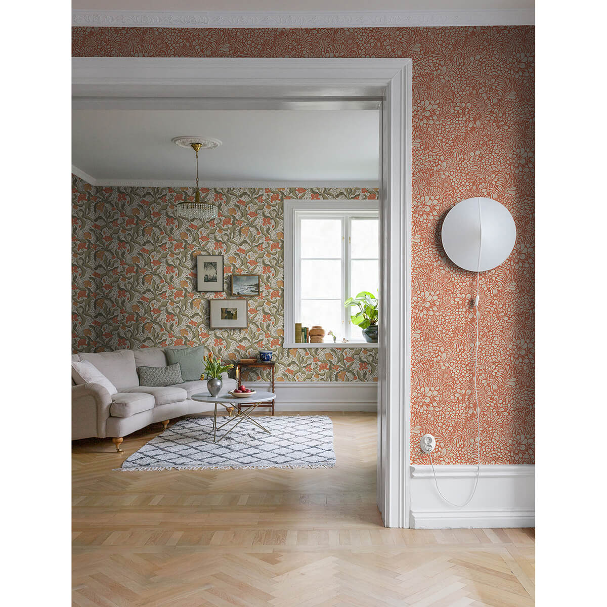 siv-red-botanical-wallpaper-york-wallcoverings-2932-65133 - York Wallcoverings Papel pintado
