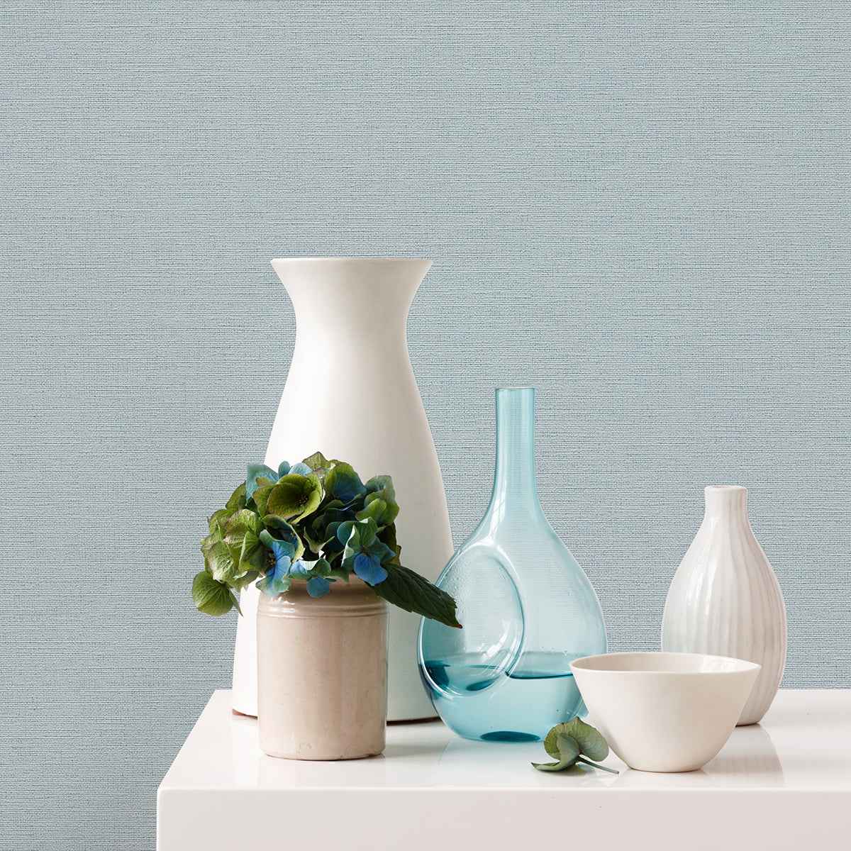 Estefan Light Blue Distressed Texture Wallpaper - York Wallcoverings - 4044-30688-7 - York Wallcoverings Wallpaper