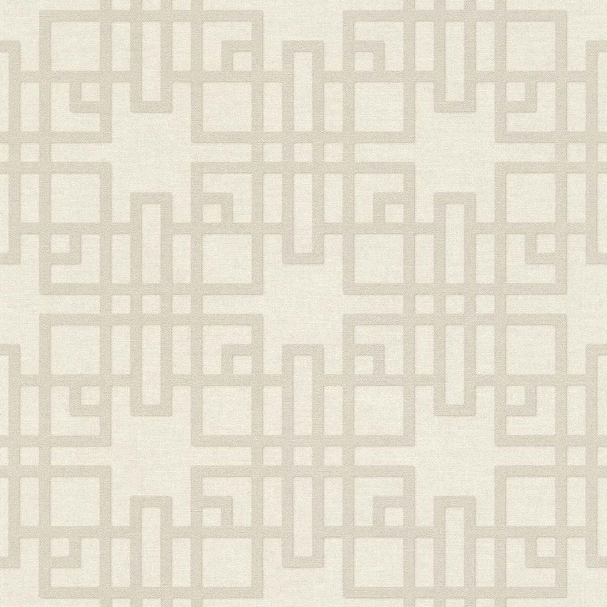 Mana White Trellis Wallpaper - York Wallcoverings - 4035-409239 - York Wallcoverings Wallpaper