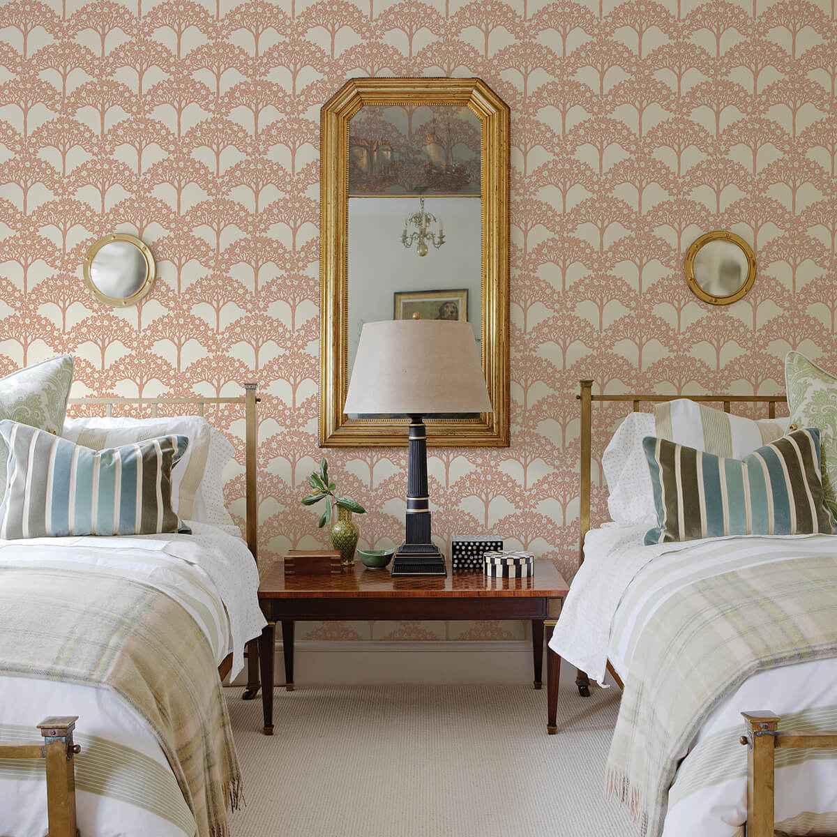 Dawson Rust Magnolia Tree Wallpaper - York Wallcoverings - 2970-26112 - York Wallcoverings Wallpaper