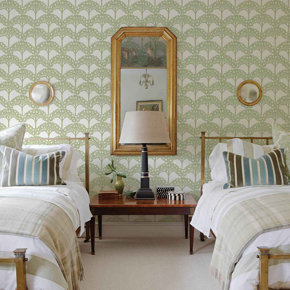 Dawson Green Magnolia Tree Wallpaper - York Wallcoverings - 2970-26114 - York Wallcoverings Wallpaper