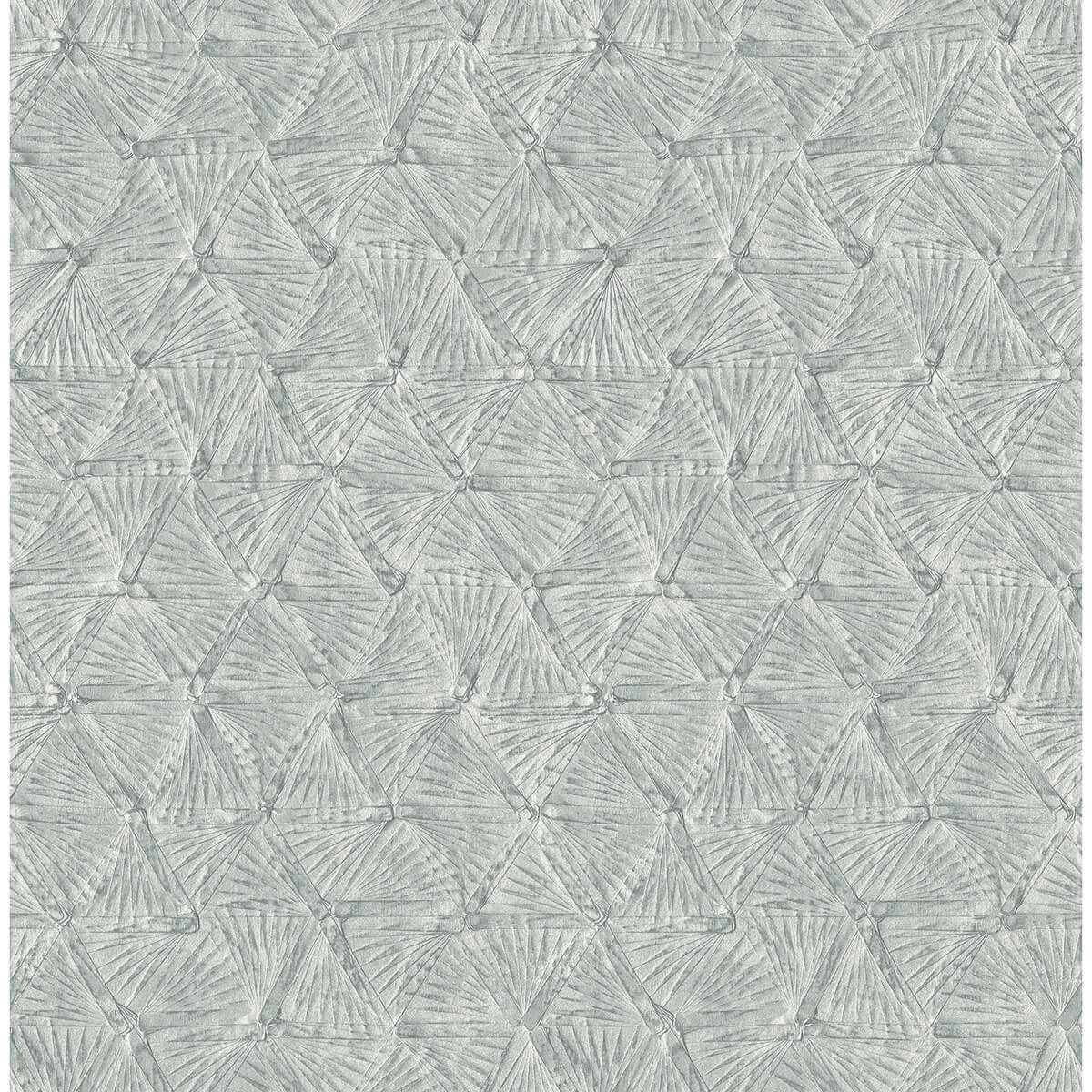 Wright Slate Textured Triangle Wallpaper - York Wallcoverings - 2970-26116