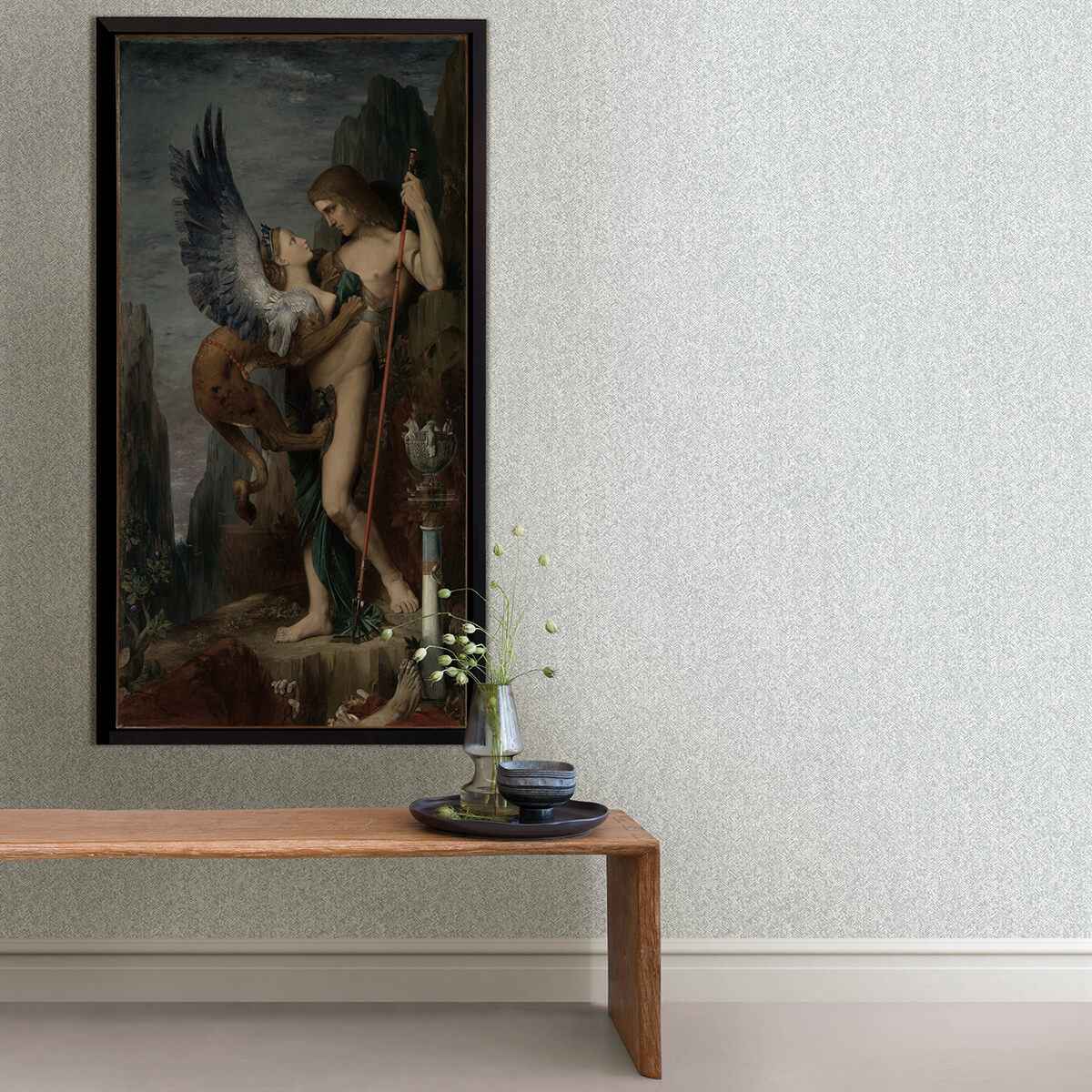 Ashbee Light Grey Tweed Wallpaper - York Wallcoverings - 2970-26160 - York Wallcoverings Wallpaper