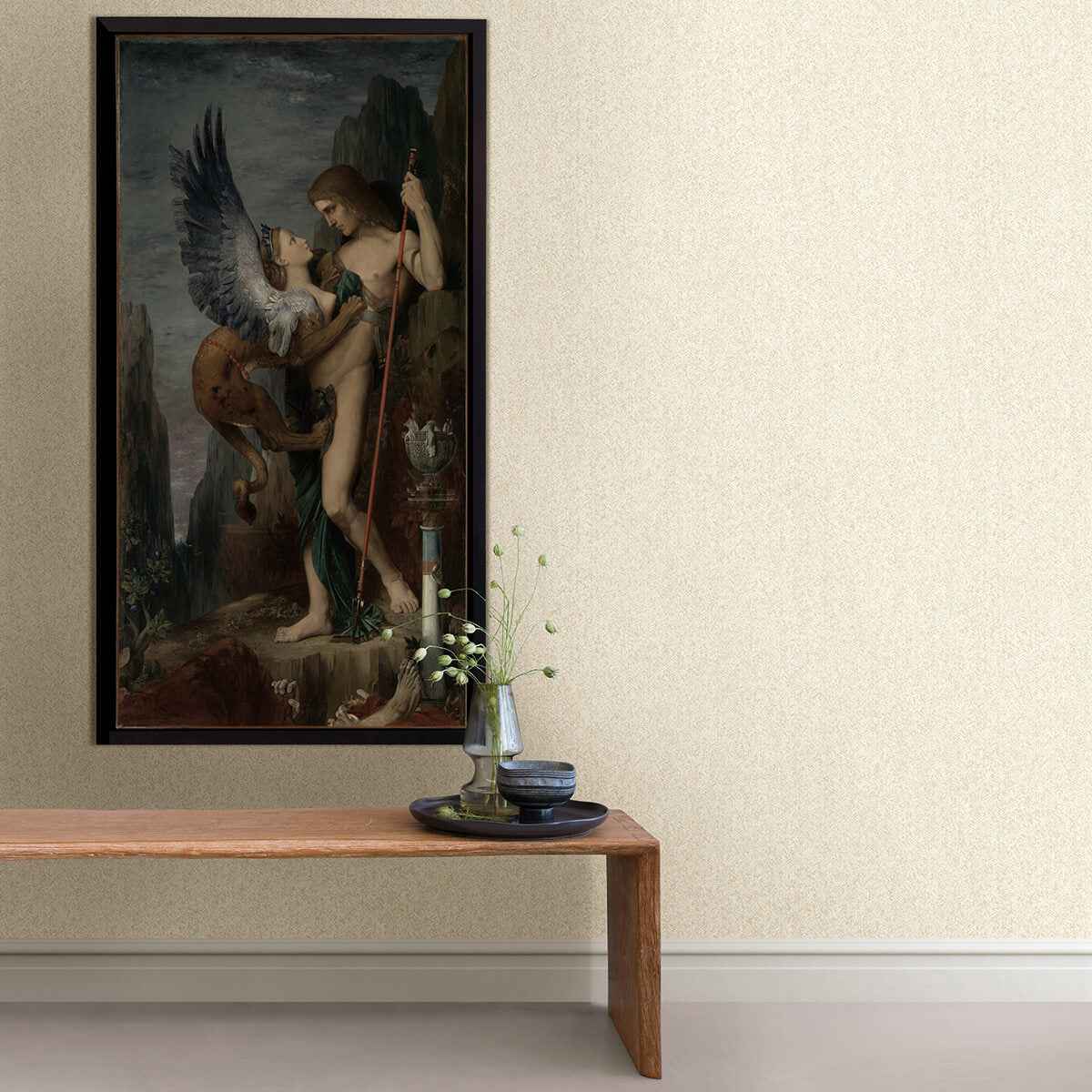 Ashbee Taupe Tweed Wallpaper - York Wallcoverings - 2970-26161 - York Wallcoverings Wallpaper