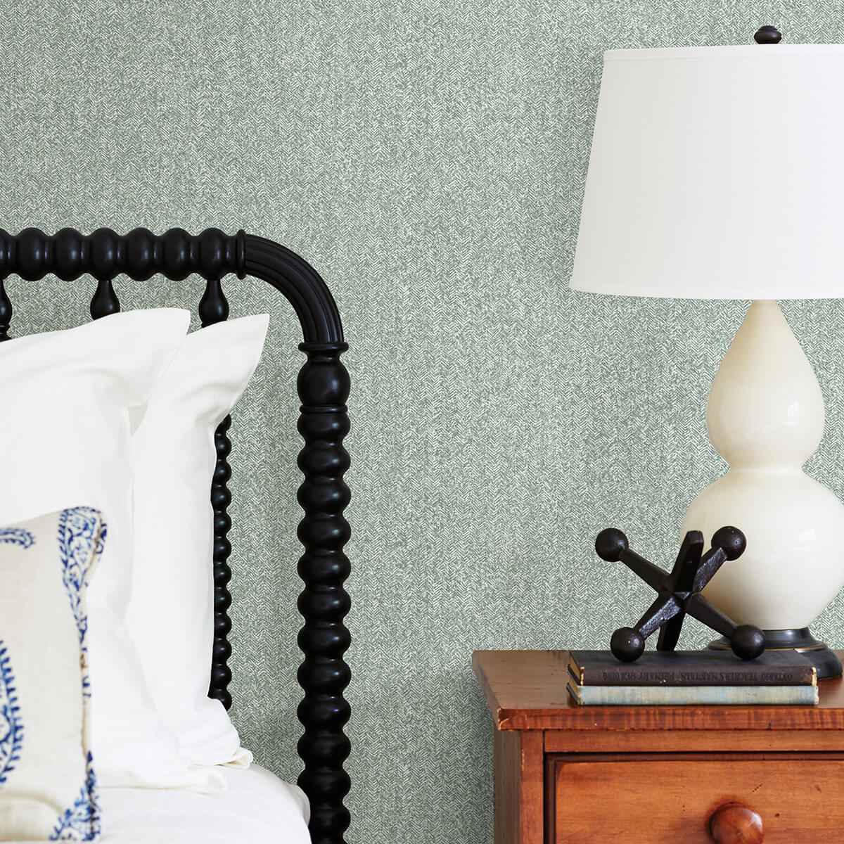 Ashbee Green Tweed Wallpaper - York Wallcoverings - 2970-26164 - York Wallcoverings Wallpaper