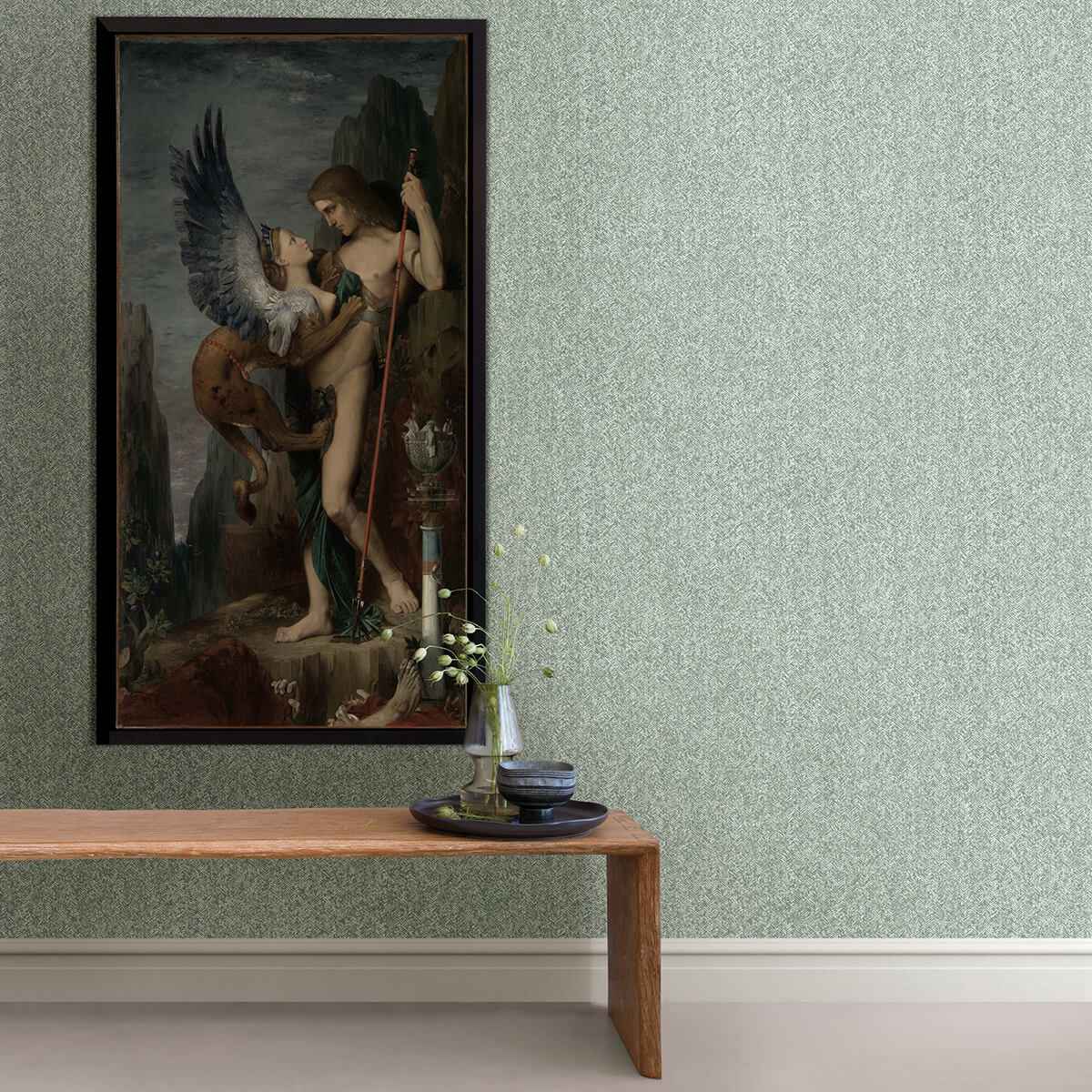 Ashbee Green Tweed Wallpaper - York Wallcoverings - 2970-26164 - York Wallcoverings Wallpaper