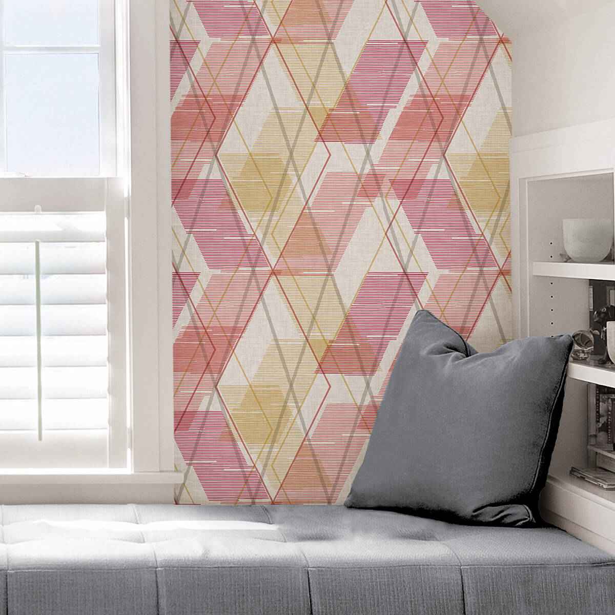 Coral Wallis Peel & Stick Wallpaper - York Wallcoverings - NUS4374 - York Wallcoverings Wallpaper