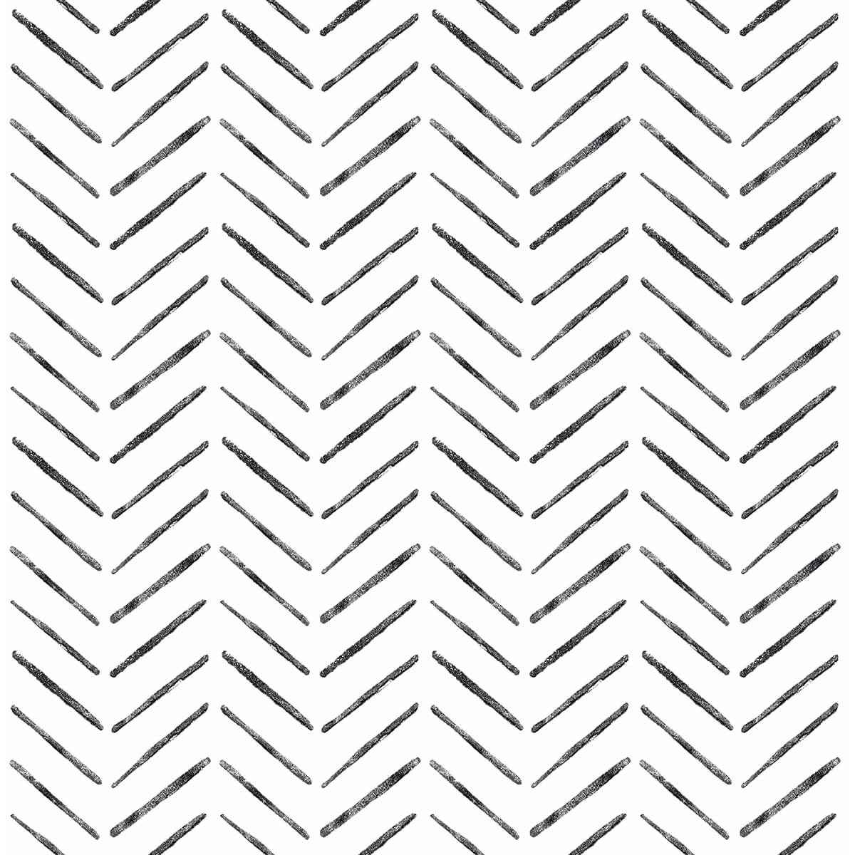 Black Holden Peel & Stick Wallpaper - York Wallcoverings - NUS4387