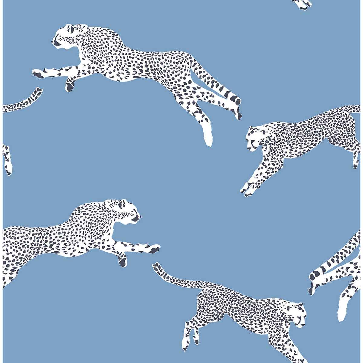 Cloud Nine Leaping Cheetah Peel & Stick - York Wallcoverings - SCS4277 - York Wallcoverings Wallpaper