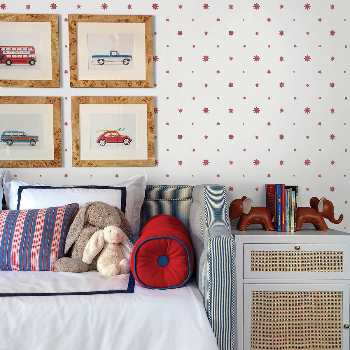 henry-red-starburst-wallpaper-york-wallcoverings-ast4353 - York Wallcoverings Wallpaper