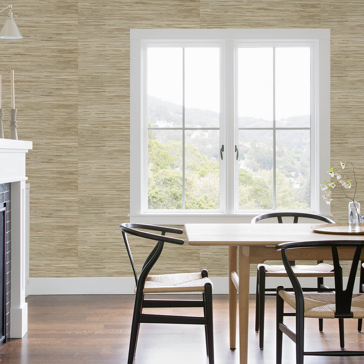sogen-khaki-knotted-sea-grasscloth-wallpaper-york-wallcoverings-2972-65621 - York Wallcoverings Wallpaper