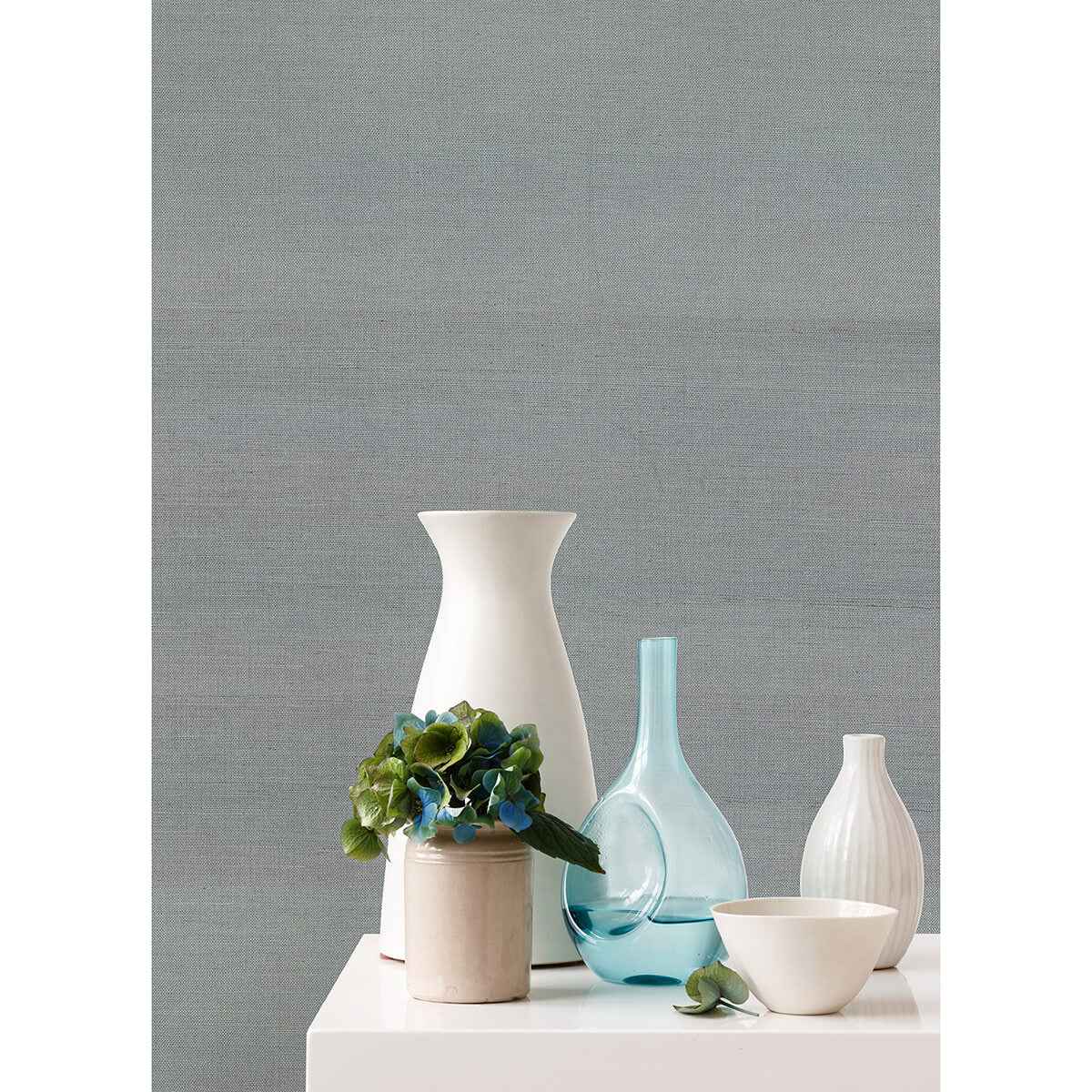 Mirador Light Blue Sisal Grasscloth Wallpaper - York Wallcoverings - 2972-80013 - York Wallcoverings Wallpaper
