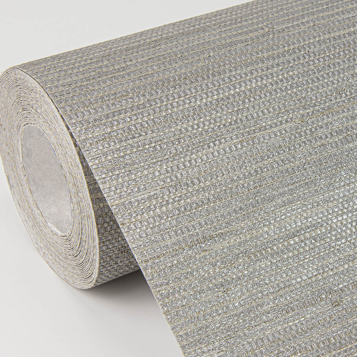 liaohe-silver-raffia-grasscloth-wallpaper-york-wallcoverings-2972-80032 - York Wallcoverings Wallpaper