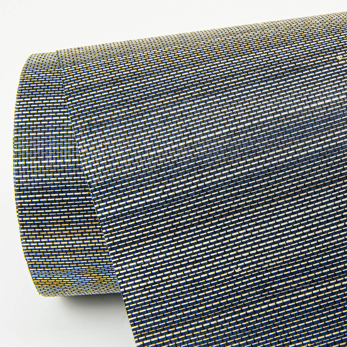 mai-indigo-abaca-grasscloth-wallpaper-york-wallcoverings-2972-86104 - York Wallcoverings Wallpaper
