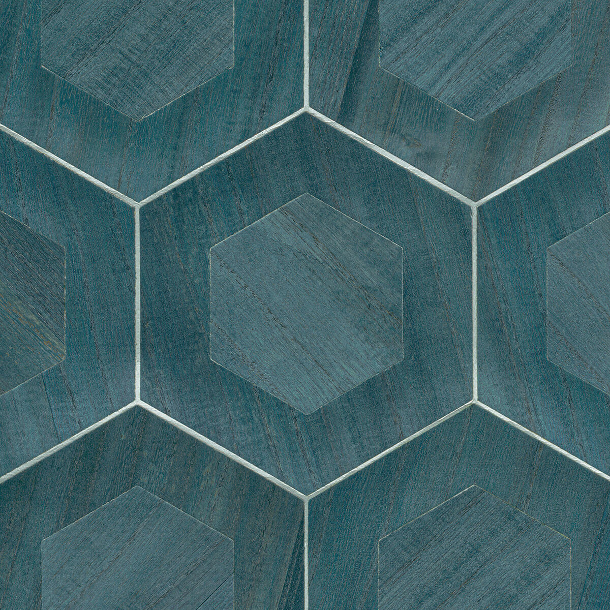 shunan-blue-veneer-inlay-wallpaper-york-wallcoverings-2972-86112 - York Wallcoverings Papel pintado