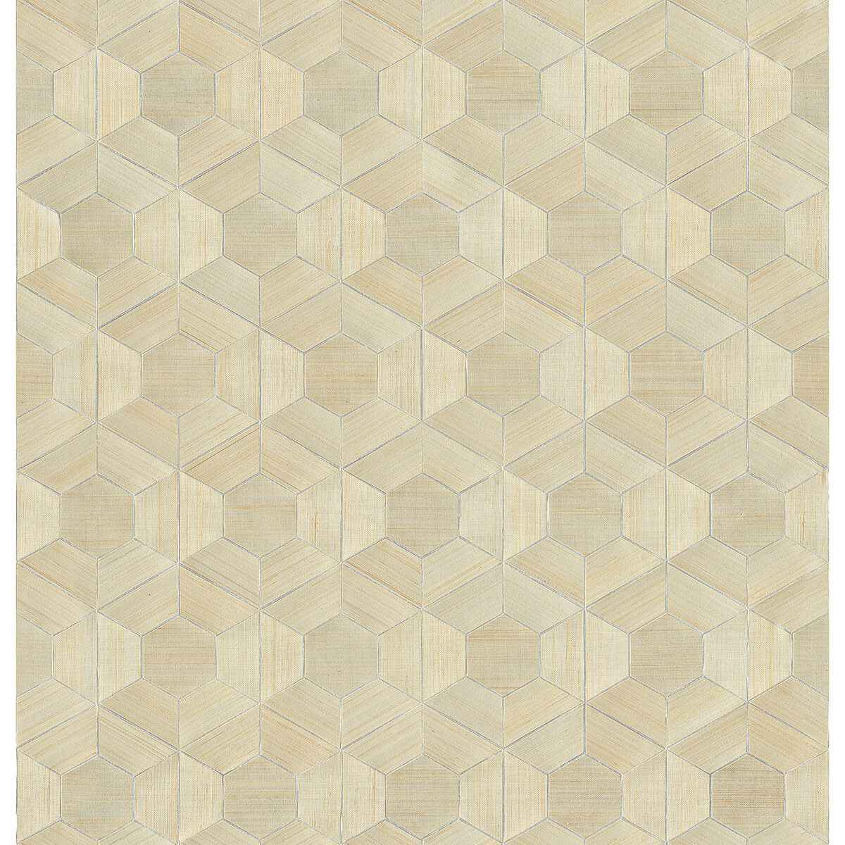 Linzhi Metallic Abaca Grasscloth Wallpaper - York Wallcoverings - 2972-86114