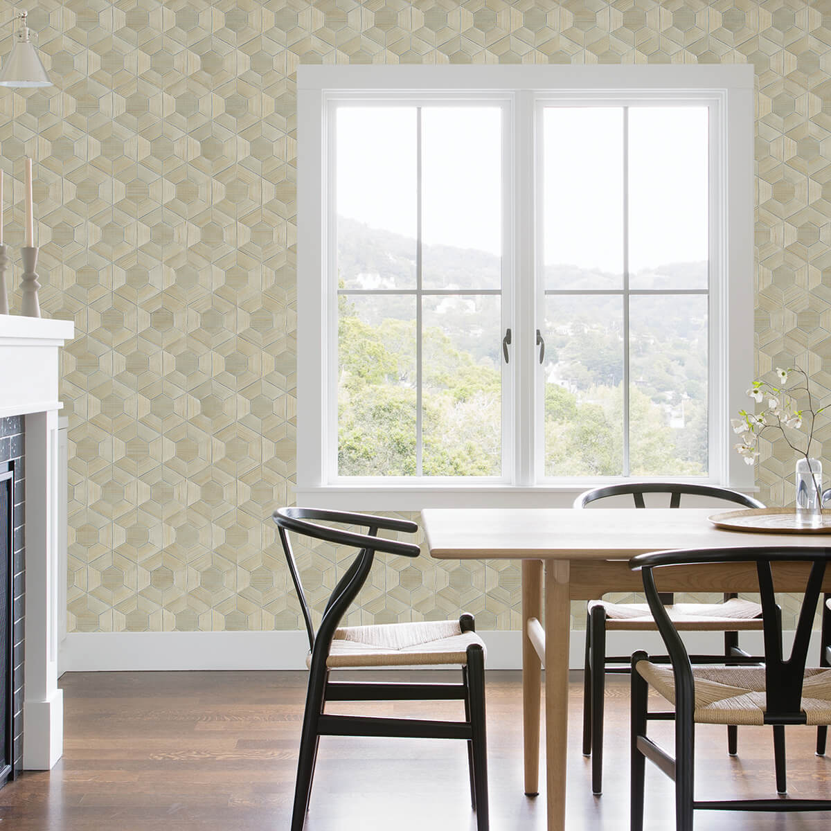 linzhi-metallic-abaca-grasscloth-wallpaper-york-wallcoverings-2972-86114 - York Wallcoverings Wallpaper