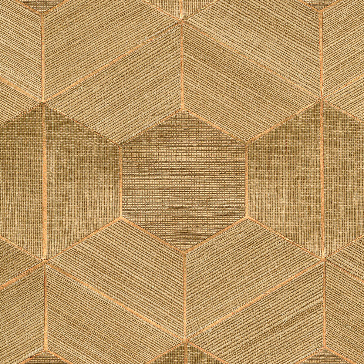 linzhi-copper-sisal-grasscloth-wallpaper-york-wallcoverings-2972-86115 - York Wallcoverings Papel pintado