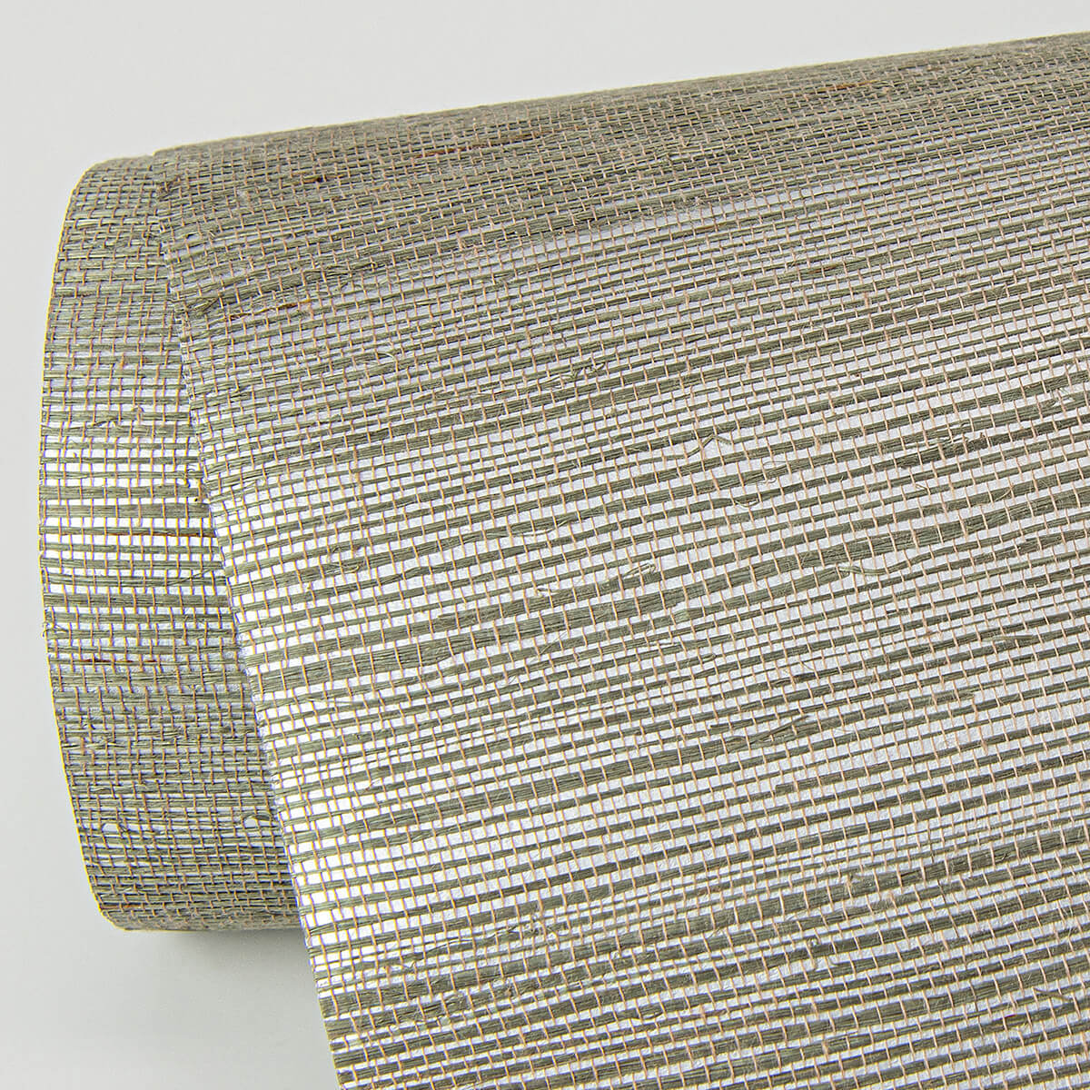 caihon-silver-sisal-grasscloth-wallpaper-york-wallcoverings-2972-86116 - York Wallcoverings Wallpaper