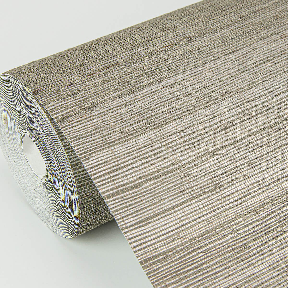 caihon-silver-sisal-grasscloth-wallpaper-york-wallcoverings-2972-86116 - York Wallcoverings Wallpaper