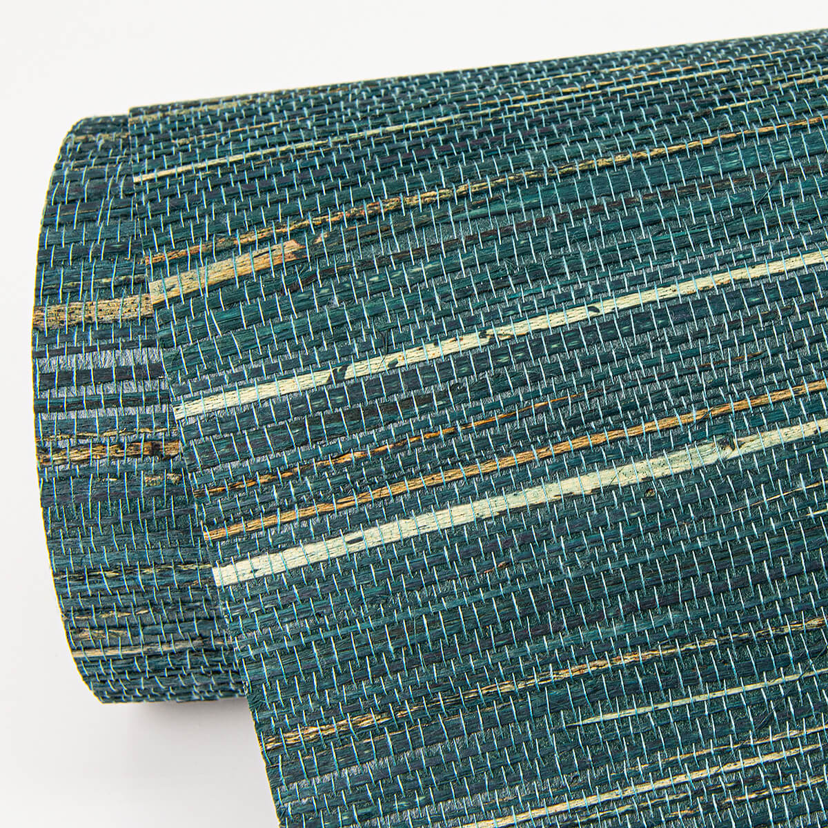 kira-teal-hemp-grasscloth-wallpaper-york-wallcoverings-2972-86126 - York Wallcoverings Papel pintado