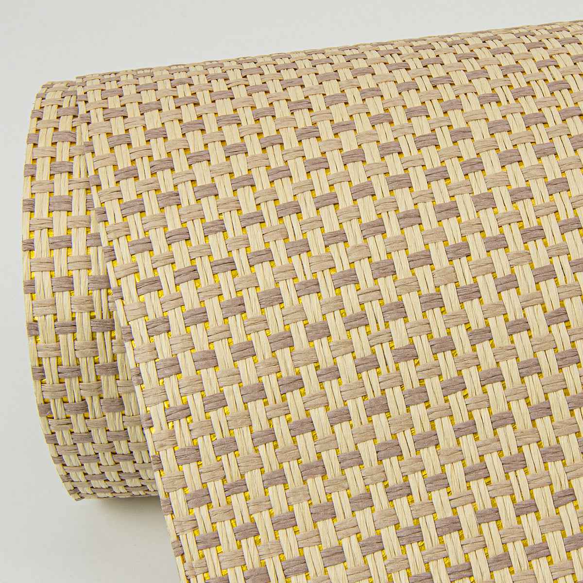 Maylin Gold Paper Weave Grasscloth Wallpaper - York Wallcoverings - 2972-86144 - York Wallcoverings Wallpaper