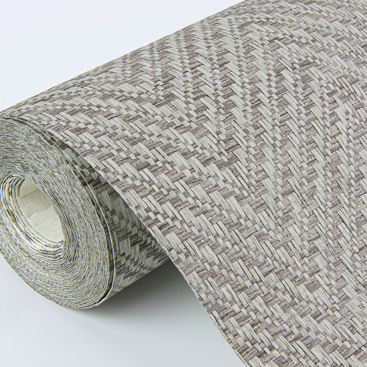 madoka-dark-grey-paper-weave-grasscloth-wallpaper-york-wallcoverings-2972-86145 - York Wallcoverings Wallpaper